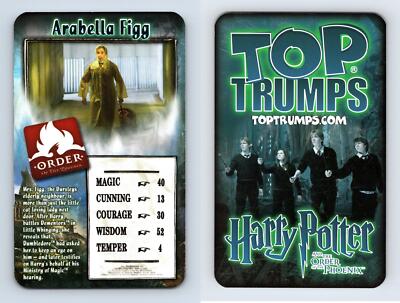 Arabella Figg - Harry Potter & Order Of Phoenix 2007 Top Trumps Specials Card
