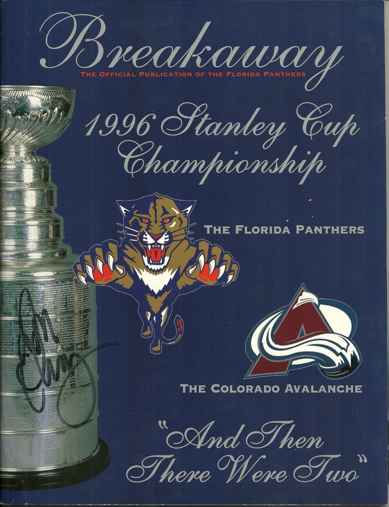 DON CHERRY FLORIDA PANTHERS SIGNED AUTO GROWL PROGRAM W/COA W
