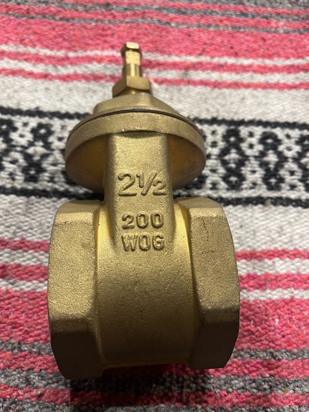 NIBCO-Full Port Brass Gate Valve 2-1/2" T-113 125 SWP 200 CWP