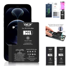 OEM Replacement Internal Battery & Tool for iPhone 12 11 Pro Max X 6/6s/7/8 Plus