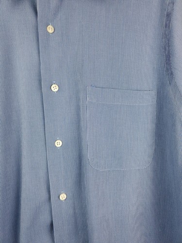 Geoffrey Beene Mens Button Down Long Sleeve Shirt Size M 15.5 32/33 GUC - Picture 2 of 5