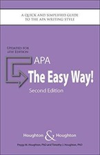 APA: The Easy Way! [Updated for APA 6th Edition] - Paperback - VERY GOOD