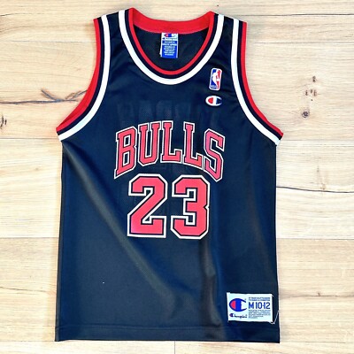 NEW Rare Authentic Kids Air Jordan Champion Bulls NBA Trikot Jersey Kobe M10 12