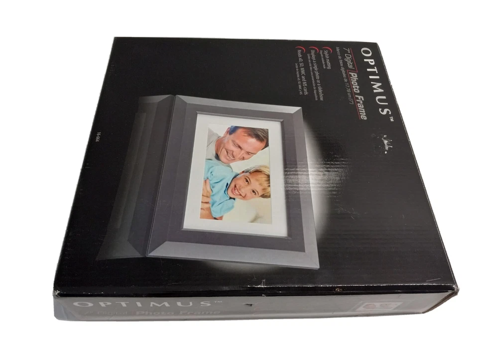 Optimus 7” Inch LCD Digital Photo Frame 16MB JPEG 16-664 New (Open Box) - Image 4 of 4
