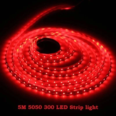 Bright 5050 RGB Waterproof SMD 300 LED Flexible Strip light 12V 5M 16.4ft US - Image 1 of 4
