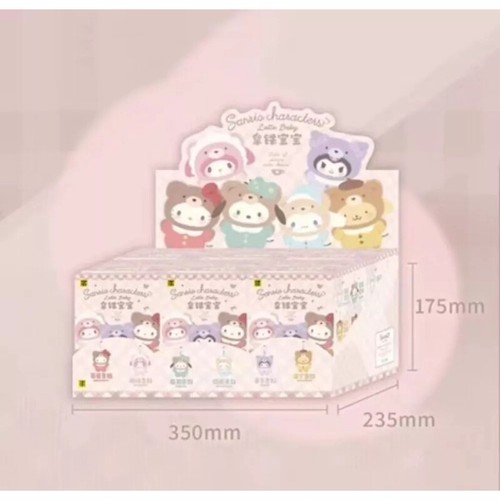 TOPTOY Sanrio Latte Baby Series Peluche Bambola Portachiavi Scatola Cieca Giocattolo Regalo Nuovo - Foto 10 di 12
