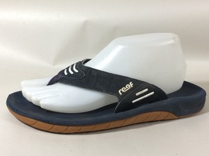 reef navy blue flip flops