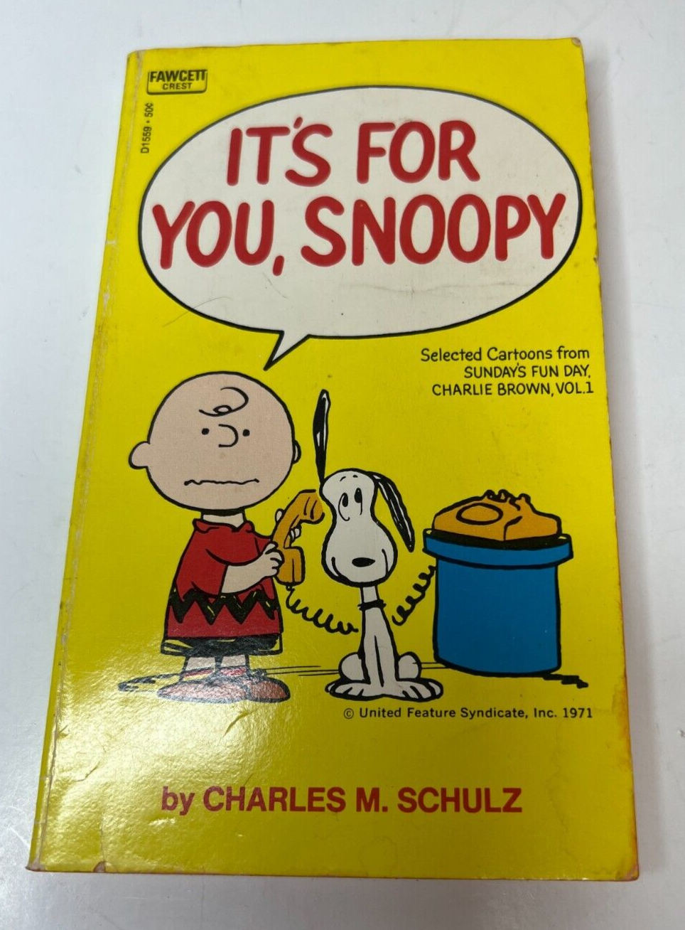 Snoopy by Charles M Schulz 1971 Vintage Paperback Volume 1