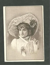 1880's Trade Crad Fine Shoes Herman Hotz Newark New Jersey