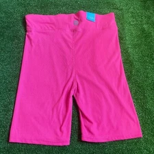 Therapy High Rise Stretchy Ever Dry Tech Fitness Workout Yoga Biker Short XL NEW