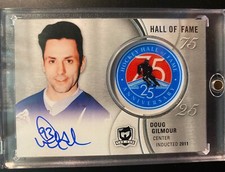 2018-19 Upper Deck The Cup - Hockey HOF 75th Anniversary Doug Gilmour Auto🔥🔥