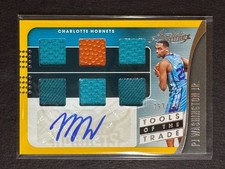 2019-20 Panini Absolute PJ Washington Jr. RC Rookie Six Jersey Ball Auto #/149