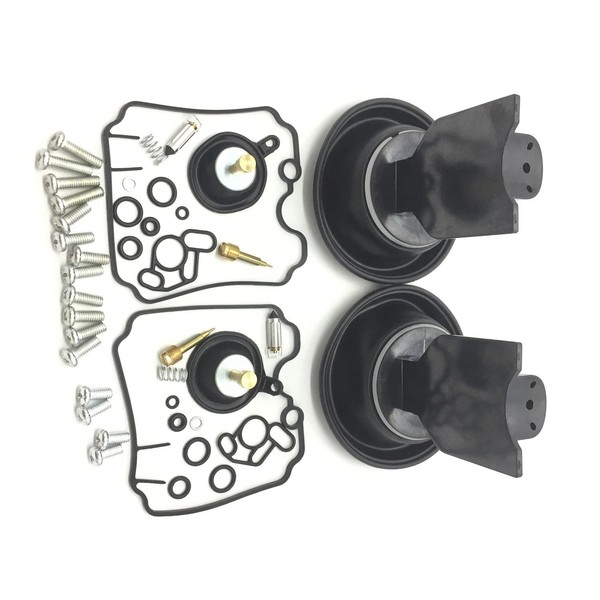 3X(FüR TDM850 XTZ750 TDM 850 Vergaser-Reparatursatz Membran-Membran-Vakuum R2T7)-image