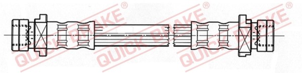 Quick Brake Bremsschlauch 27.094 FüR Honda Civic 6 Aerodeck MB MC Fastback MA-image