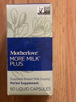 Motherlove More Milk Plus Capsules for Breastfeeding, 60-Pack