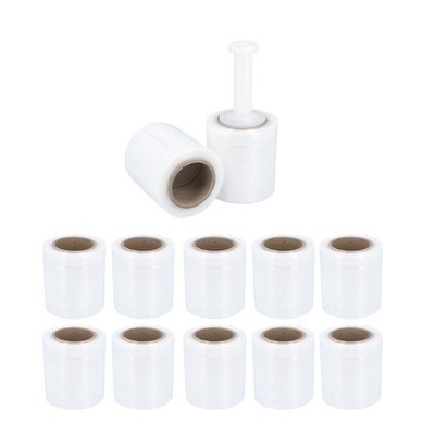 Mini Stretch Wrap with 1 Plastic Handle/Case Pallet Shrink Film - Size & Rolls