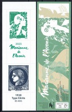 Timbre France Carnet 1533 Marianne de L Avenir 2024