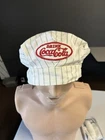 Vintage & Original Coca-Cola Uniform Hat Beanie Soda Fountain Cook Size 7 1/8
