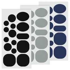 3 Sheets Puffer Down Jacket Repair Patch Kit Nylon Fabric Dark Blue, Gray