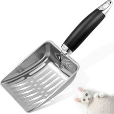 Cat Litter Scoop -Stainless Steel Cat Litter Scoop-Sturdy Mesh Scooper - Upgrade
