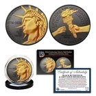 2026 P US Enduring Liberty 50c Coin - Black Ruthenium 24K Gold Plated *NEW RARE*