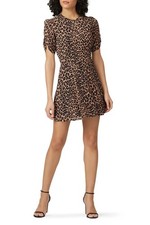 REFORMATION- Leopard Grace Dress Size 2