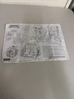 Teenage Mutant Ninja Turtles Sewer Lair 1989 Playset TMNT Blueprint Instruction