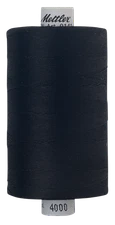 Black 4000 | Silk-Finish Cotton 40wt - #9141 (1000M / 1094Y Spool) | Mettler