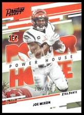 2022 Panini Prestige #PH-5 Joe Mixon /299 Power House Xtra Points Blue Bengals