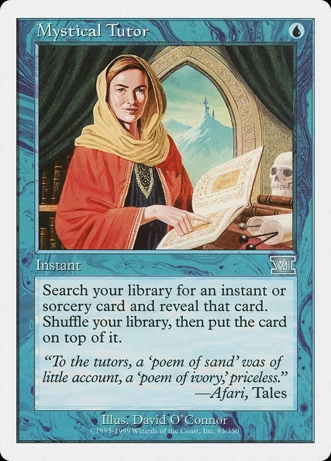 MTG LP English MTG - Mystical Tutor - Classic Sixth Edition - X1 - (LP)