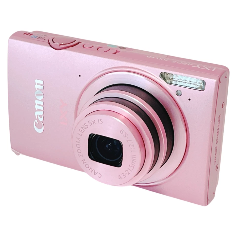 Canon IXY 420F PowerShot ELPH 320 HS IXUS 240 HS Pink Digital Camera From Japan - Image 4 of 4