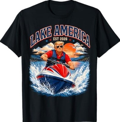 Lake Ontario Lake America Great Lakes Classic Boat Boating T-Shirt