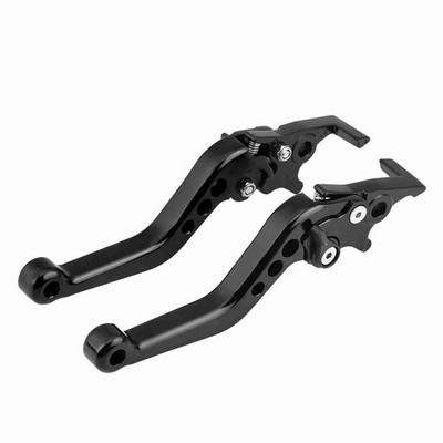 1 Pair CNC Motorcycle Aluminum Scooter Modification Double Disc Brake Lever-