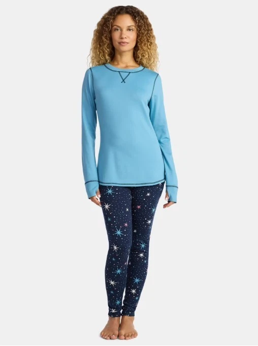 ClimateRight Cuddl Duds Womens XL - 2 Piece Top & Leggings Base Layer Set