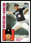 1984 Topps Baseball Card Nolan Ryan Houston Astros #470 NM