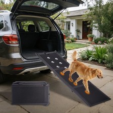 Heavy Duty Dog Ramp for Large Dogs, 71" Foldable, Car SUV  Truck