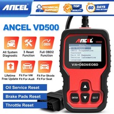 OBD2 Code Reader Car Diagnostic Tool All Systems Scanner Oil & Brake Pads Reset