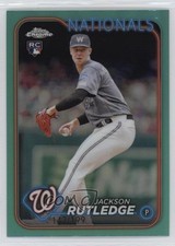 2024 Topps Chrome Aqua Refractor 142/199 Jackson Rutledge #42 0d2n