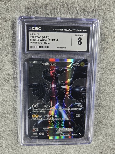 Zekrom graded CGC 8 for sale on eBay