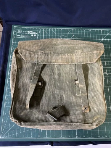 WW2 British Military Rare Hand Painted Camouflage Backpack 1944