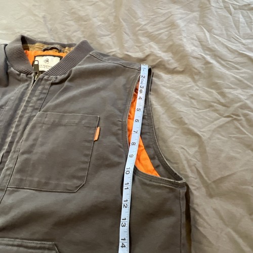 Legendary Whitetails Hunting Vest Size Large Grey/orange - Picture 12 of 22