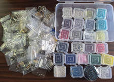 2-pound Lot: Pendants, Charms, Seed beads, and jewelry-making supplies