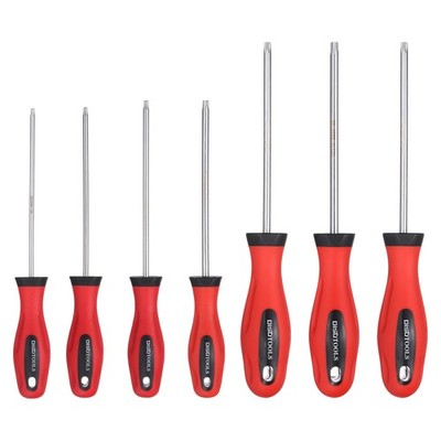 7Pcs Magnetic Torx Screwdriver T10/T15/T20/T25/T27/T30/T40 Screw Driver, Silver