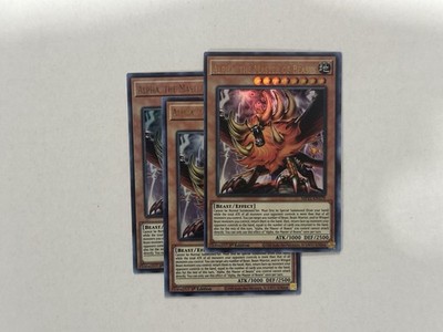 3x Alpha, the Master of Beasts - MP21-EN179 - Ultra Rare - 1st - NM Yugioh