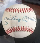 Mickey Mantle Autographed Auto Signed Baseball PSA DNA COA Yankees