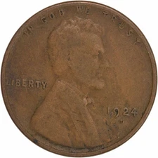 1924-D Lincoln Cent VF Uncertified #329