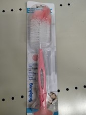 Baby king " Pink " Suction Base Bottle Brush W/ Nipple Cleaner Free Shipping