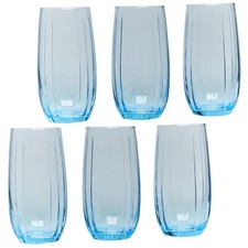 Pasabahce Linka Coloured Glasses Sets 500ml Tumbler Water Juice Dining Tableware