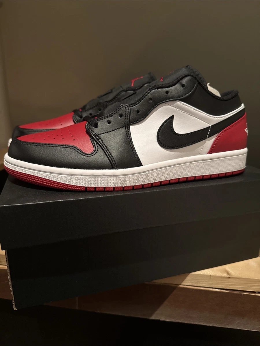 Jordan 1 Low Bred Toe 2.0 for Sale | Authenticity Guaranteed | eBay