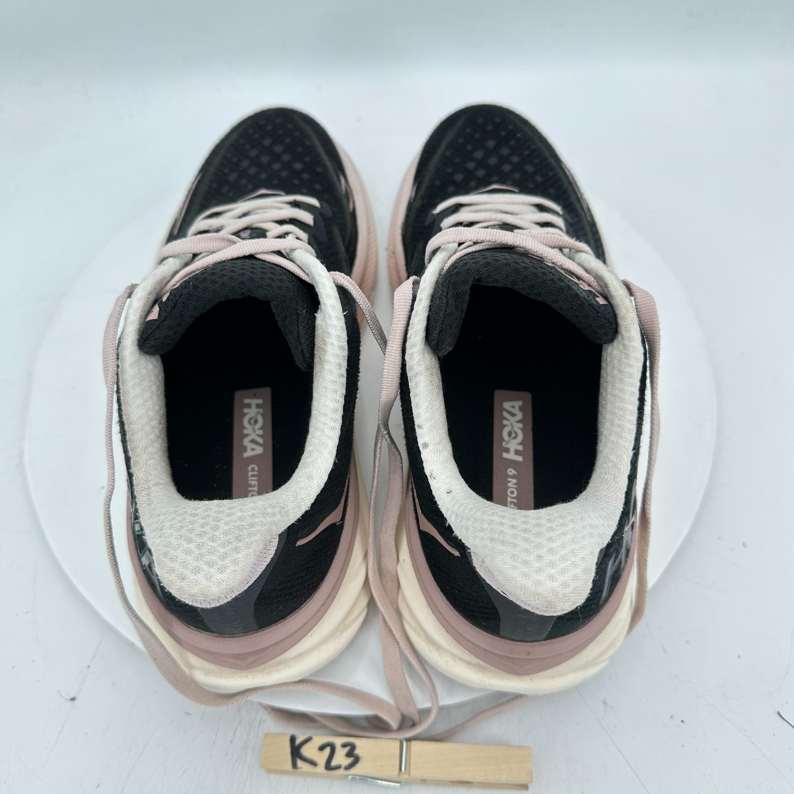 Hoka One One Clifton 9 Women Size 8.5B 1127896-ONQ Obsidian Quartzite Shoes thumbnail 9